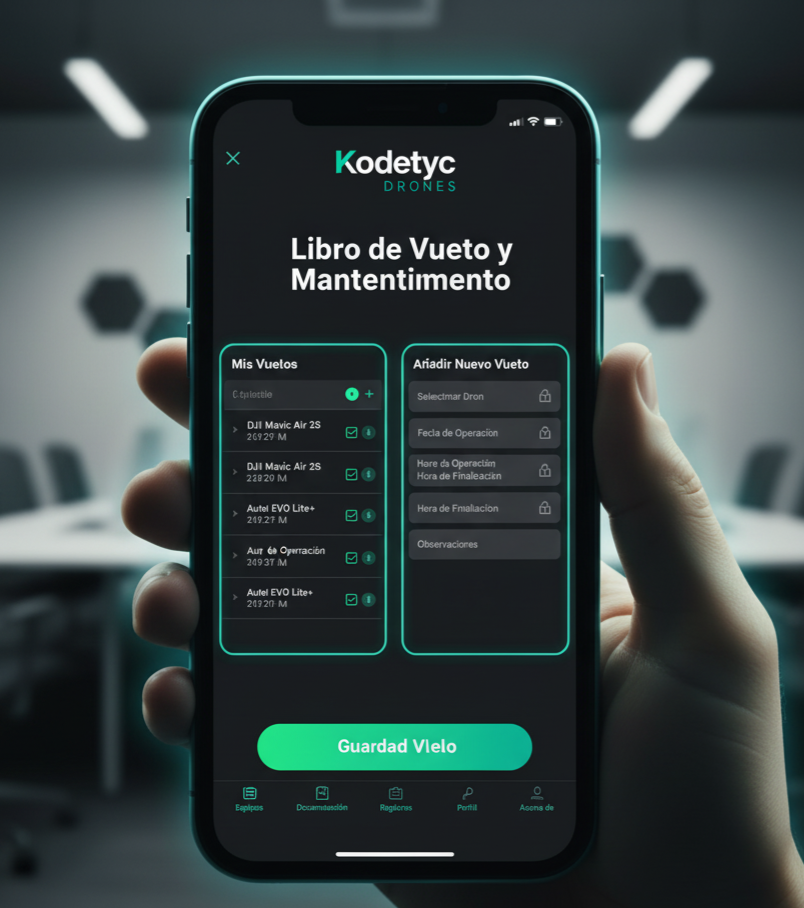 Mockup App Libro de Vuelo